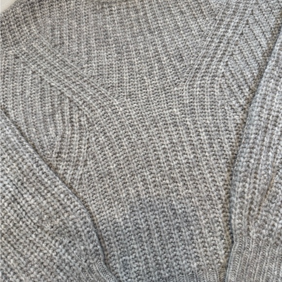 a new day Women's Thick Knit Heather Gray Sweater - Picture 2 of 9